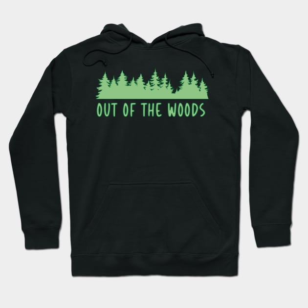 out of the woods tv Hoodie by Venus Print